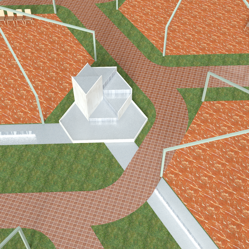 Jardín DESCUBRIENDO ESTAR AQUÍ by Ernesto Oñate Jardín DESCUBRIENDO ESTAR AQUÍ by Ernesto Oñate